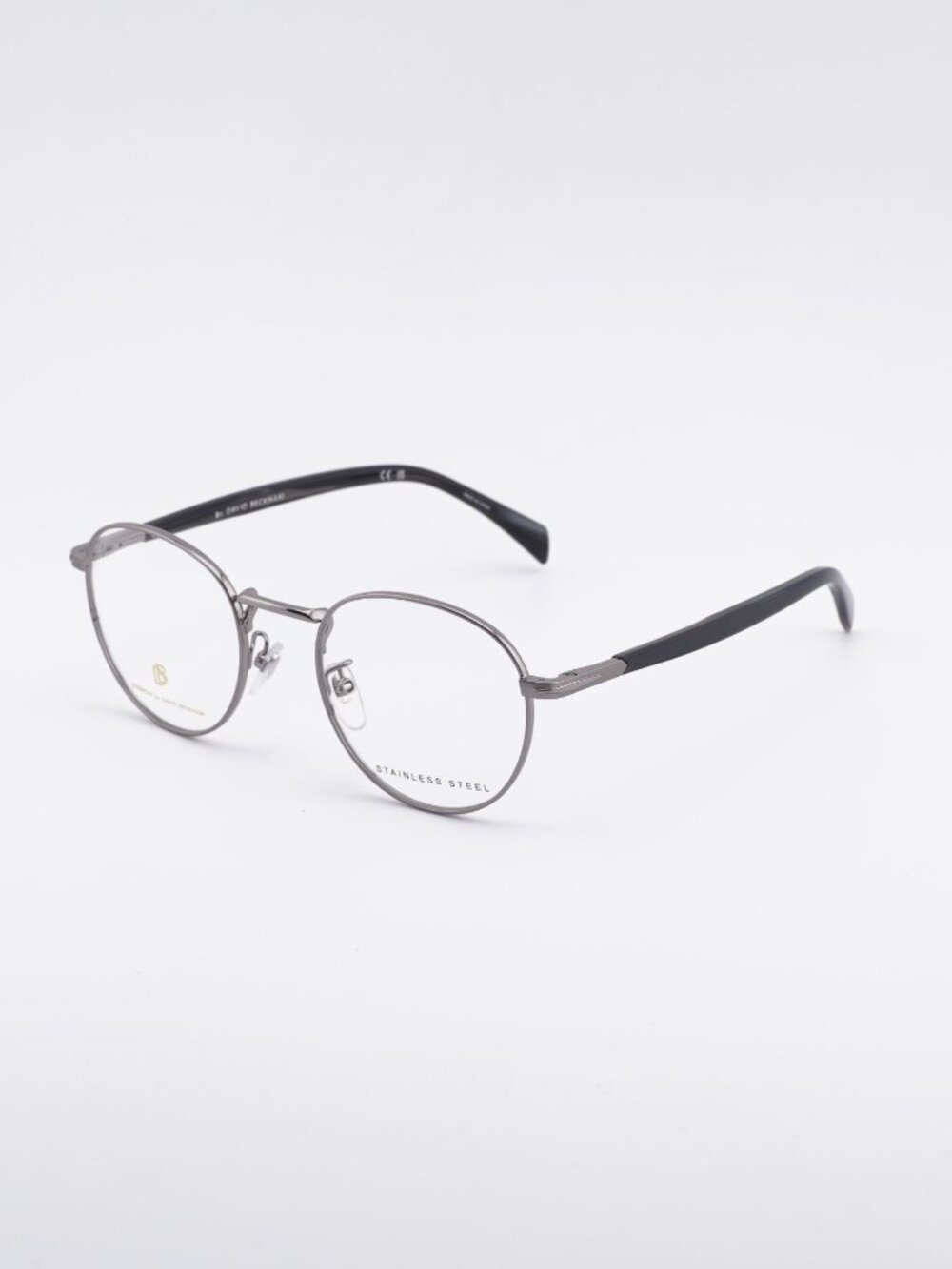 David Beckham DB1127 0POH 00 Eyeglasses Ruthenium 51mm Round Frame